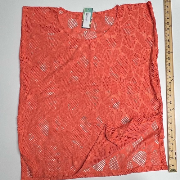 Beach coverup crochet dress , tunic dress, round neck, - Picture 5 of 6